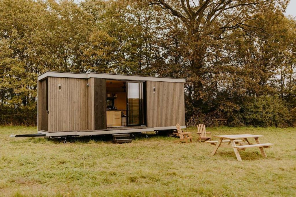 Parcel Tiny House I L'Arche Des Hays Villa Les Hays Exteriör bild